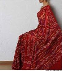 silk bandhani sarees