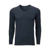 Cotton pique long sleeve polo