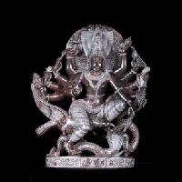 Black Marble Lord Vishnu Statues