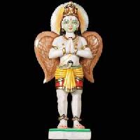 White Marble Lord Garuda Statues