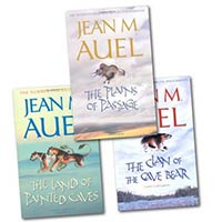 Jean M Auel 3 Books Earths Children Collection Pack Set