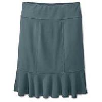 Blue Knee Length Skirt