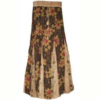 Rayon Floral Printed Skirt
