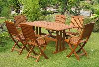 wooden garden furniture