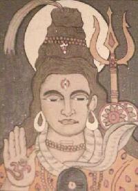 Lord Shiva Sand Painting
