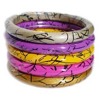 Colored Lac Bangles