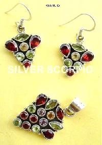 Silver Jewelry Set RSSS - 015