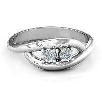 Sterling Silver Perfect Pair Couple's Ring
