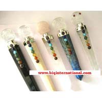clear quartz chakra healing wands