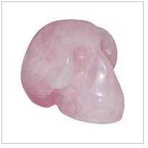 Rose Quartz Skull