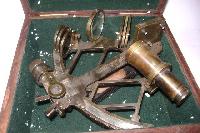 8 Inch German Pattern Sextant with Wooden Box
