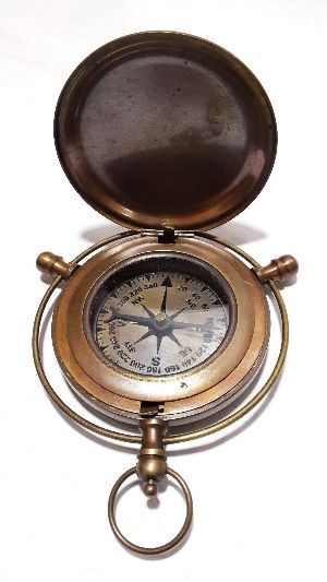 Brass Solid Pocket Compass