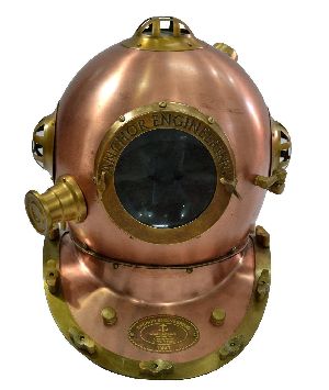 Brass Vintage Divers Helmet Replica Diving Helmet