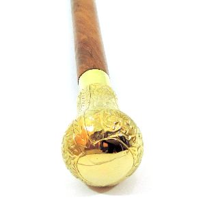 NEW Vintage Brass Designer Handle Walking Stick Antique Style Wooden Walking Can