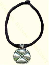 TN-03 black thread necklace