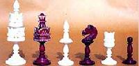 Non Traditional Camel Bone Chess Sets