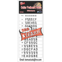 Guitar Fretboard Notes Stickers