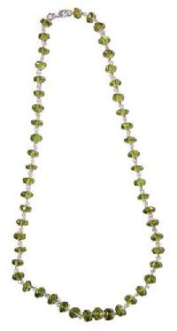 Single Green Stone Chain