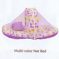 Multi Coloured Net Baby Beds
