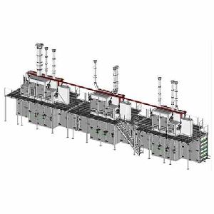 Industrial 3 Level Polymerization Tunnel Ovens