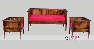 Indian Wooden Living Room Sofa Set Design