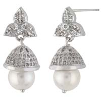 925 silver sterling jumky with pearl