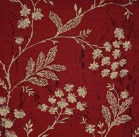 Embroidered Silk Fabric