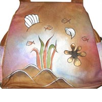 14HP Hand Painted Wide Totes
