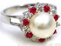 Pearl Stone Ring