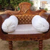 Wooden Maharaja Sofa