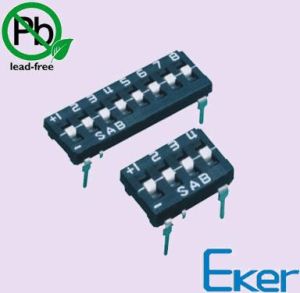 DTH Tri-state Dip Switch, Brand Name : Eker, Max. Voltage : 50VDC
