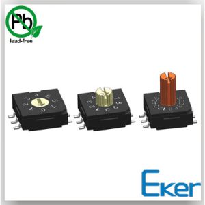 -40℃--+85℃ R93-s Smt Rotary Dip Switch, Brand Name : Eker