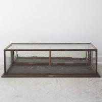 glass table cabinet