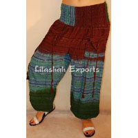 Cotton Trousers, Jaipur Hand Tie Dye Trouser, Tye Die Print Trouser, Sarouel Vetement -  Ss2577