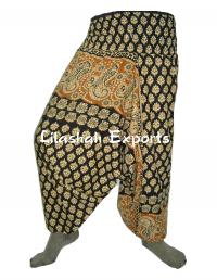 Cotton Printed Afgani Trousers Cotton Pritned Alibaba Pant Sarouel Pantalon Latest Trend Hot Selling