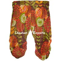 Cotton Printed Trouser, Beachwear, Shorts Cotton Beachwear Trousers  - 2842