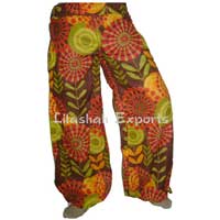 Cotton Printed Trouser, Cotton Trouser, Cotton Pants Cotton Harem Pant Jaipur Print Trouser Pantalon Hindu Ropa - Vp2719
