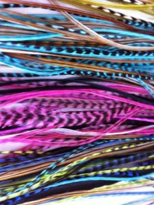 High Quality Grizzly Rooster Feathers