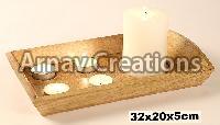 Wooden Tealight Candle Holders