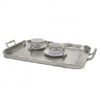 Pewter Tray with Handles