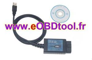 USB Elm327 V1.4 Plastic Obdii Eobd Canbus Elm 327 Scanner