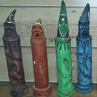 Bamboo Incense Burners