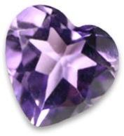 Amethyst Cut Heart Shape