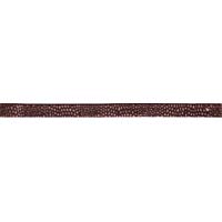 Dark Brown Flat Leather Lace