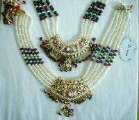 Gold Pearl Necklace - Dsc00952