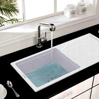 Single Bowl Kitchen Sink With Drainer