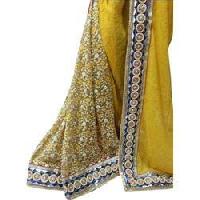 kundan work sarees