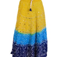 Indian Bandhej Skirt