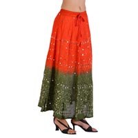 Indian Dye Bandhej Skirt