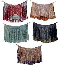 Rayon Silk Wraparound Skirt